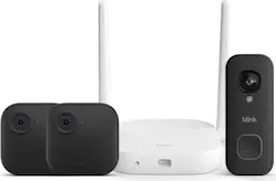 Blink Outdoor XR+ 2-Camera System w/ Wired Doorbell 2K+