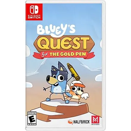 Bluey's Quest for The Gold Pen (Nintendo Switch, PS5, PS4, XSX)