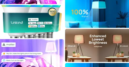 Bright 1,600-lumen Matter-certified light bulbs 4-pack hits $38 (Just $9.50 each)