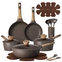 Carote Nonstick Granite 18-Piece Cookware Set