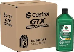 Castrol GTX High Mileage 5W-30 Synthetic Blend Motor Oil 6-Quart Pack