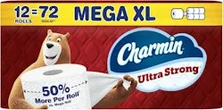 Charmin Ultra Strong Toilet Paper Mega XL Roll 12-Pack