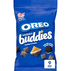 Chex Mix Oreo Muddy Buddies Cookies & Cream Snack Mix 9-oz. Bag