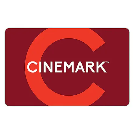 Cinemark Theatre Gift Cards (Email Delivery): $200 for $160 or $100 for
