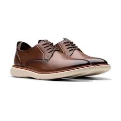 Clarks Men's Brantin Plain Toe Leather Oxford Shoes