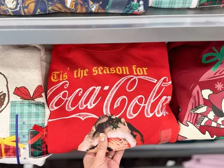 Coke & Diet Coke Christmas Sweatshirts Spotted