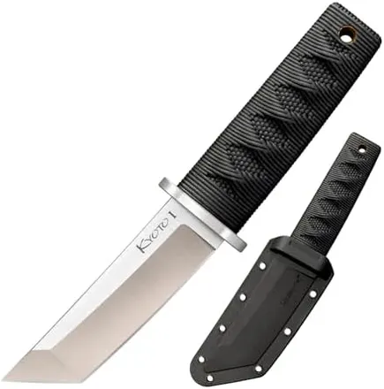 Cold Steel Kyoto 3.25" 8Cr13MoV SS Tanto Fixed Blade Knife w/ Sheath