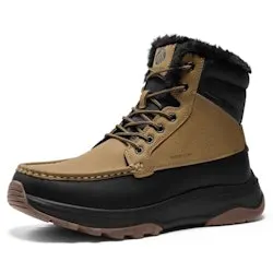 Coostar Men's Moc Toe Waterproof Winter Boots