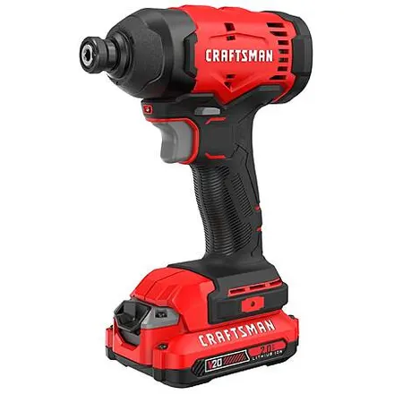 CRAFTSMAN V20 20V Cordless Impact Driver w/ 2Ah Battery & Charger