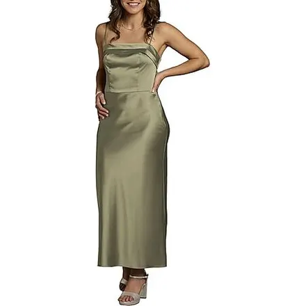 David's Bridal The Edit Studio Spaghetti Strap Sheath Dress (Select Colors)