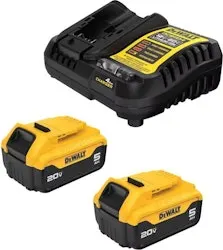 DeWalt 20V Battery 2-Pack w/ Charger