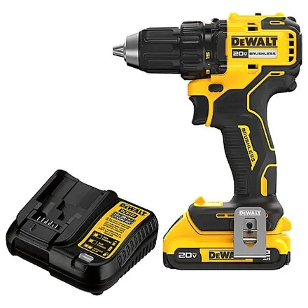 DeWALT 20V MAX 1/2" Brushless Drill/Driver + 2.0Ah Battery & Charger