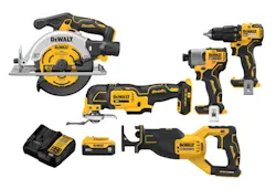 DeWalt 20V Max 5-Tool Brushless Power Tool Combo Kit