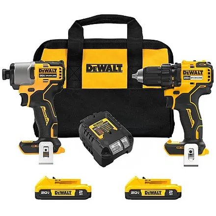 DEWALT 20V MAX Brushless Cordless Drill/Driver & Impact Driver Combo Kit