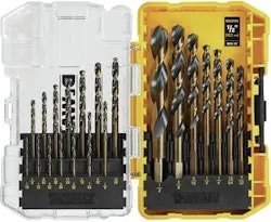 DeWalt 21-Piece Black Oxide Drill Bit Set