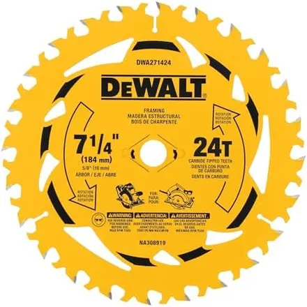 DeWALT 7-1/4" 24T Circular Saw Blade