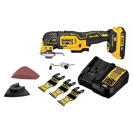 DeWALT XR 20V Max Cordless Brushless Oscillating Tool Kit w/ 2Ah Battery/Charger