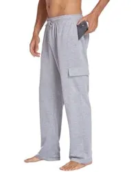 Deyeek Men's Cargo Sweatpants