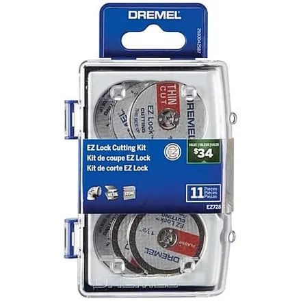 Dremel 11-Pc EZ Lock Cutting Accessory Kit (EZ728-01)