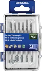 Dremel 11-Piece Carving & Engraving Rotary Tool Accessories Kit