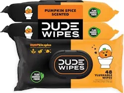 Dude Wipes Pumpkin Spice Adult Flushable Wipes 144-Pack