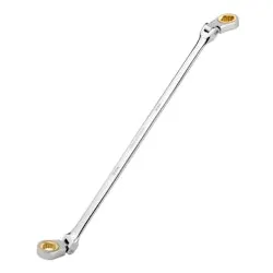 DuraTech Extra Long Anti-Slip Flex-Head Ratcheting Wrench