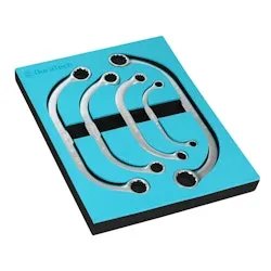 DuraTech Half Moon Box Wrench Set SAE 5-Piece