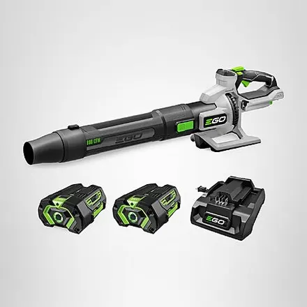 EGO Power+ 880 CFM Cordless Electric Leaf Blower w/ 2x 4.0AH Batteries & Charger