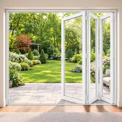 Eris 72" x 80" Right or Left Aluminum Folding Patio Door