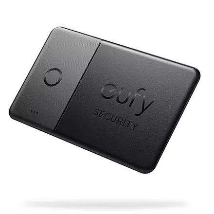 eufy Security SmartTrack Card Compatible w/ Apple Find My App (Black)