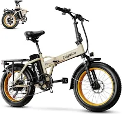 Euybike 20" Fat Tire Foldable Electric Bike