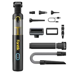 Fanttik Slim V8 Apex Car Vacuum, 19000PA High Power, 4 in 1 Portable Mini Vacuum, 2.5H Type-C Fast