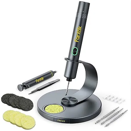 Fanttik T1 Max Cordless Soldering Iron Kit w/ Stand & 4 Tips