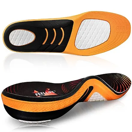 FEELLIFE Plantar Fasciitis Relief Arch Support Gel Shoe Insoles