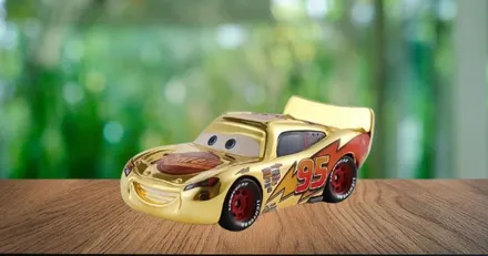 FREE Gold Lightning McQueen Car Toy