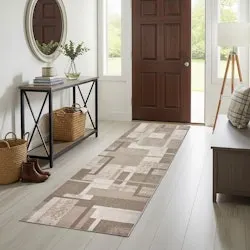 G.A. Gertmenian & Sons Eden Abstract Geo Runner Rug