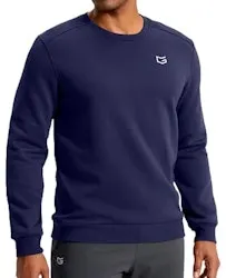 G Gradual Men's Midweight Fleece-Lined Crewneck Sweatshirt