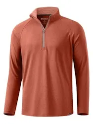 G Gradual Men's Quarter Zip Athletic Pullover