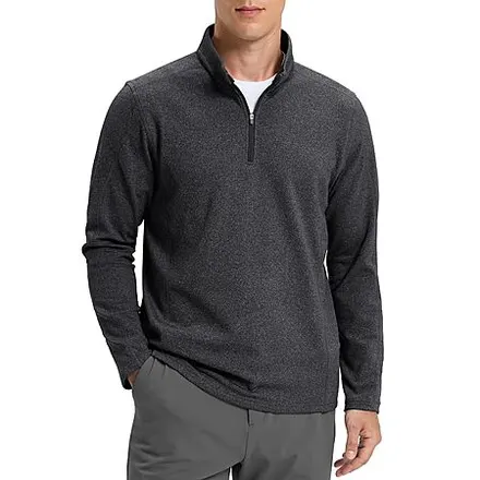 G Gradual Men's Quarter Zip Pullover Fleece Lined Sweatshirt (Various)