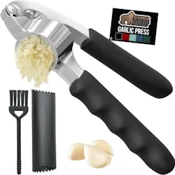 Gorilla Grip 3-Piece Garlic Press & Peeler Set