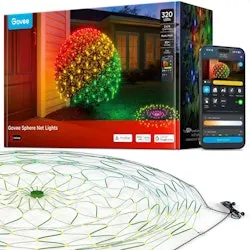 Govee RGBIC Sphere Net Lights for 3-5-Ft. Bushes