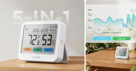 Govee's colorful smart hygrometer 3-pack with gateway hits $67