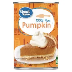 Great Value 100% Pure Pumpkin 15-oz. Can