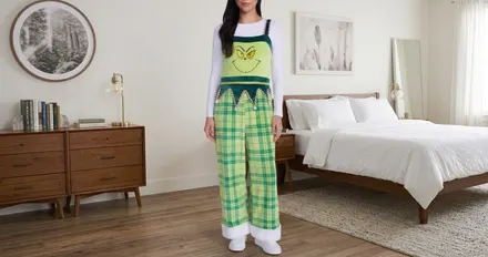 Grinch Christmas Velvet Jumpsuit Now Available on Walmart.com (So Fun for Holiday Parties!)