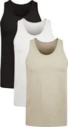 Hanes Men's Cotton Tank 3-Pack for