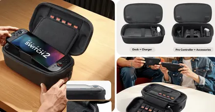 Haul your full Switch 2 setup to holiday hangouts with this discounted travel case at $25