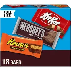 Hershey's Kit Kat & Reese's Assorted Candy 18-Pack