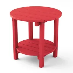Highland Dunes Allurine 18" HIPS Plastic Outdoor Side Table