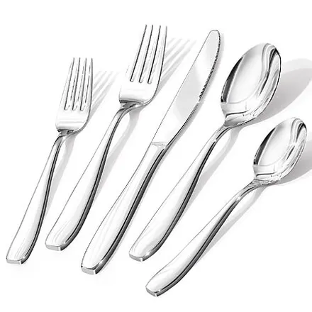 HIKAA 40-Pc Silverware Utensil Set (Set for 8)