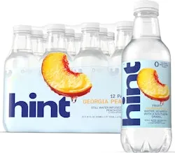Hint 16-oz. Zero Sugar Georgia Peach Flavored Water 12-Pack